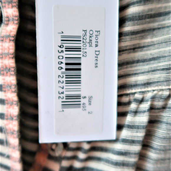 Ulla Johnson Fiora Dress in Okapi  - Grey beige warm tones Midi Size 2 NWT - Picture 7 of 11